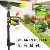 animal repellent sprinkler solar powered motion activated water blaster animal repeller for yard garden automatic watering