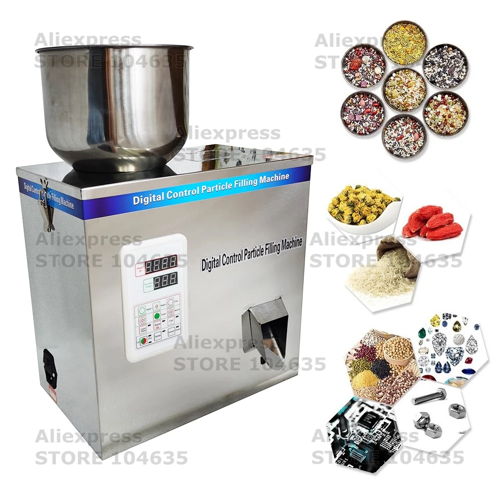 

1-120g Coffee Dry Powder Dispenser Filling Machine Tea Bag Packing Weighing Machine Grain Medicine Seed Salt Packing Machine