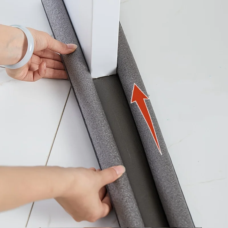 

1pc Flexible Door Bottom Sealing Strip, Door Guard Blocker, Door Stopper