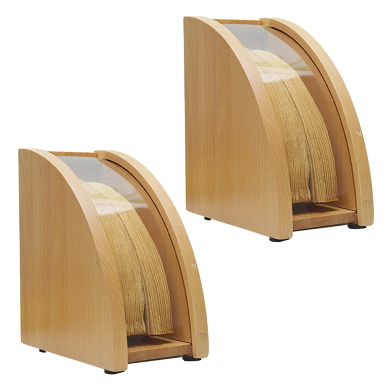 

2X Hand-Drip Coffee Filter Paper Holder With Lid V60 Tapered Filter Paper Box Storage Rack Dust-Proof
