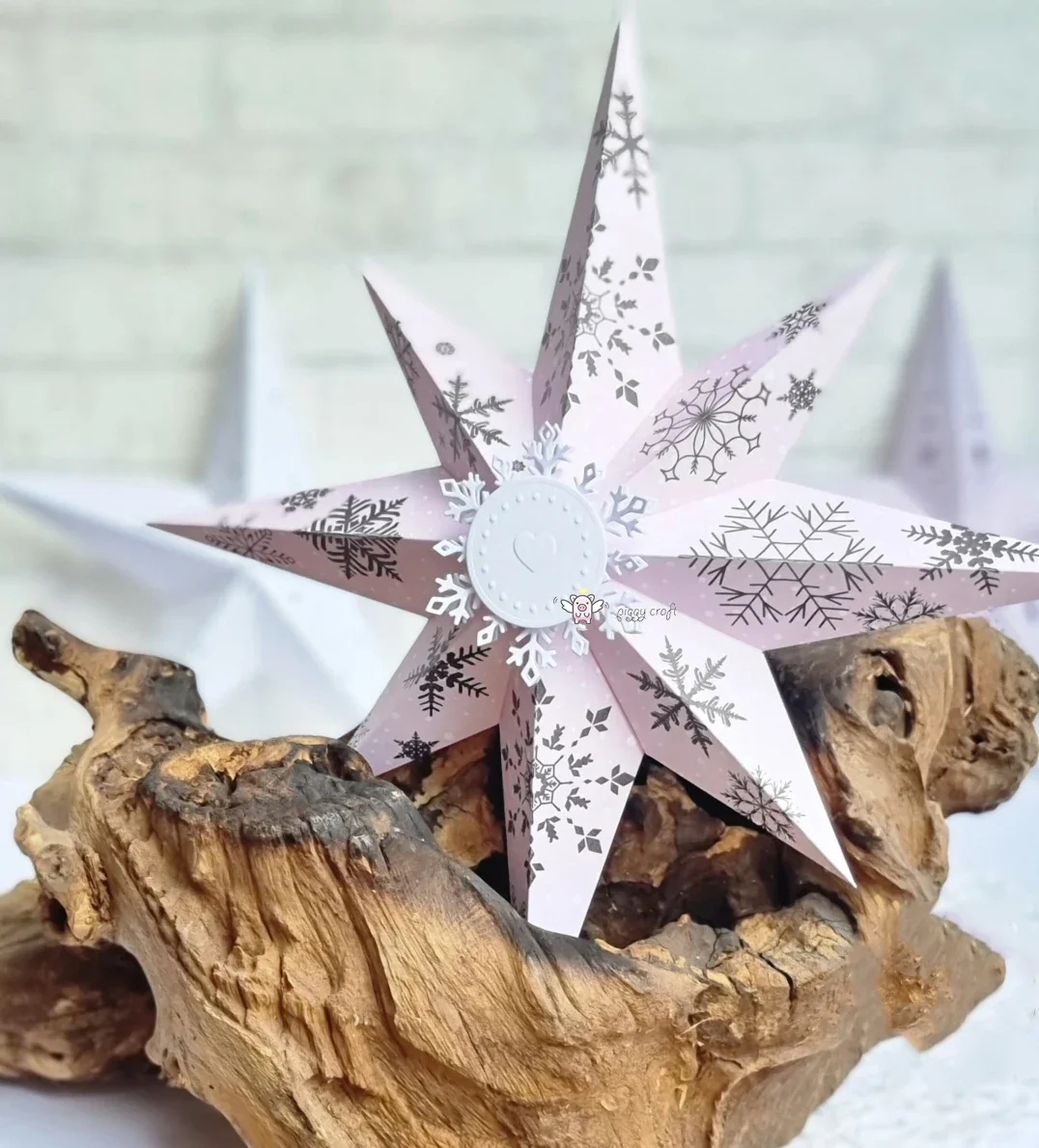 Новые ремесленные металлические штампы для резки 3D складная звездная коробка