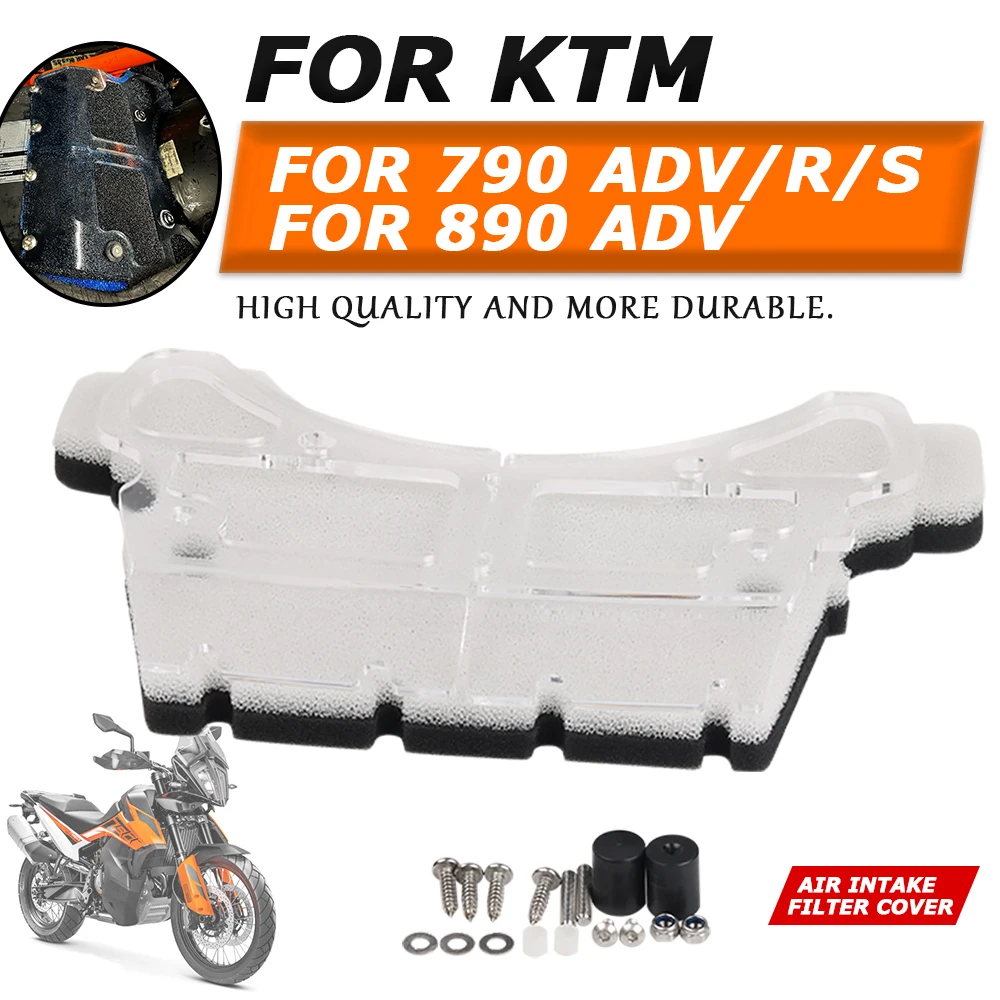 

Motorcycle Intake Filter Protector Cover Guard Kit For KTM 790 Adventure R S KTM790 ADV 790ADV 890 Adventure 2021 Accessories