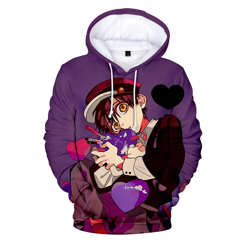 

Fashion Hoodies 3D Print Toilet Bound Hanako kun Hoodie Anime Sweatshirt Harajuku Oversized Men clothes