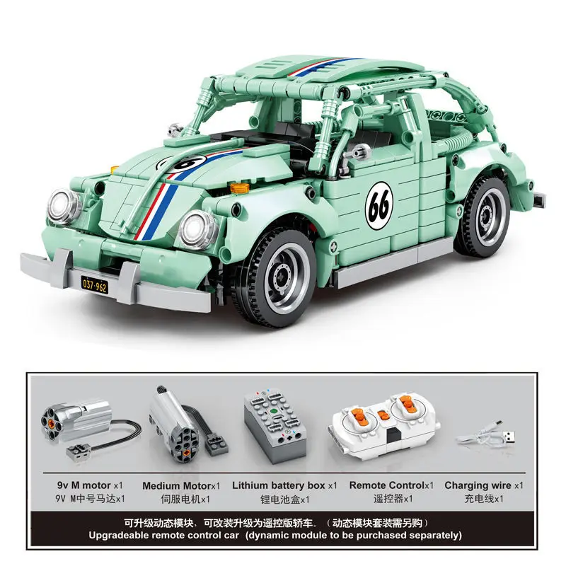 

Creator Expert Technology RC Car Famous Classic Car Building Blocks Sports Car Model Bricks Assembly Toys Gift For Children