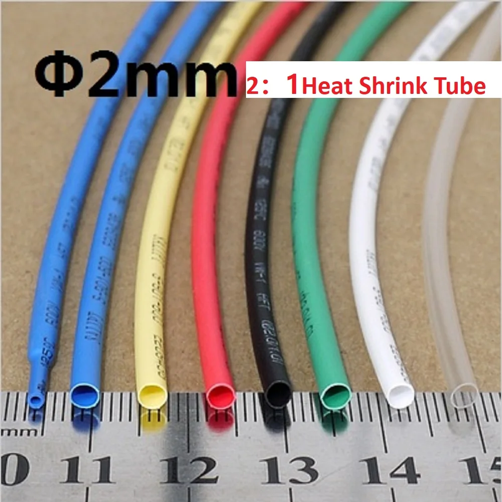 

Φ2mm Heat Shrink Tube 2:1 Shrinkage Rate Flame Retardant Insulation Shrink Tube Color Heat Shrink Tube Polyolefin Thermal