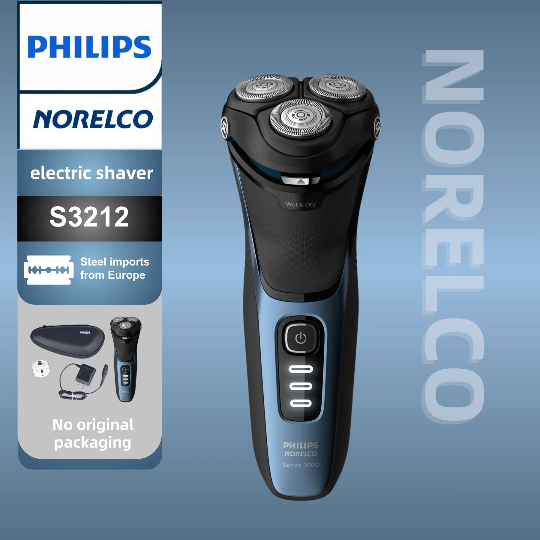 Philips Norelco Series 3500 S3212 Бритва для лица Электрический триммер бороды и бритва без