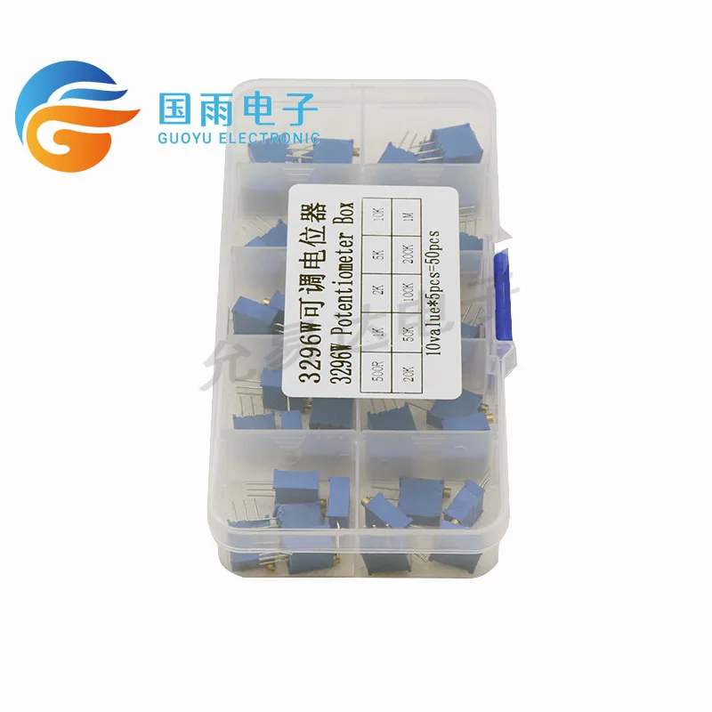 Точная Регулируемая фотография 3296 Вт набор из 5 10 значений сопротивления каждый