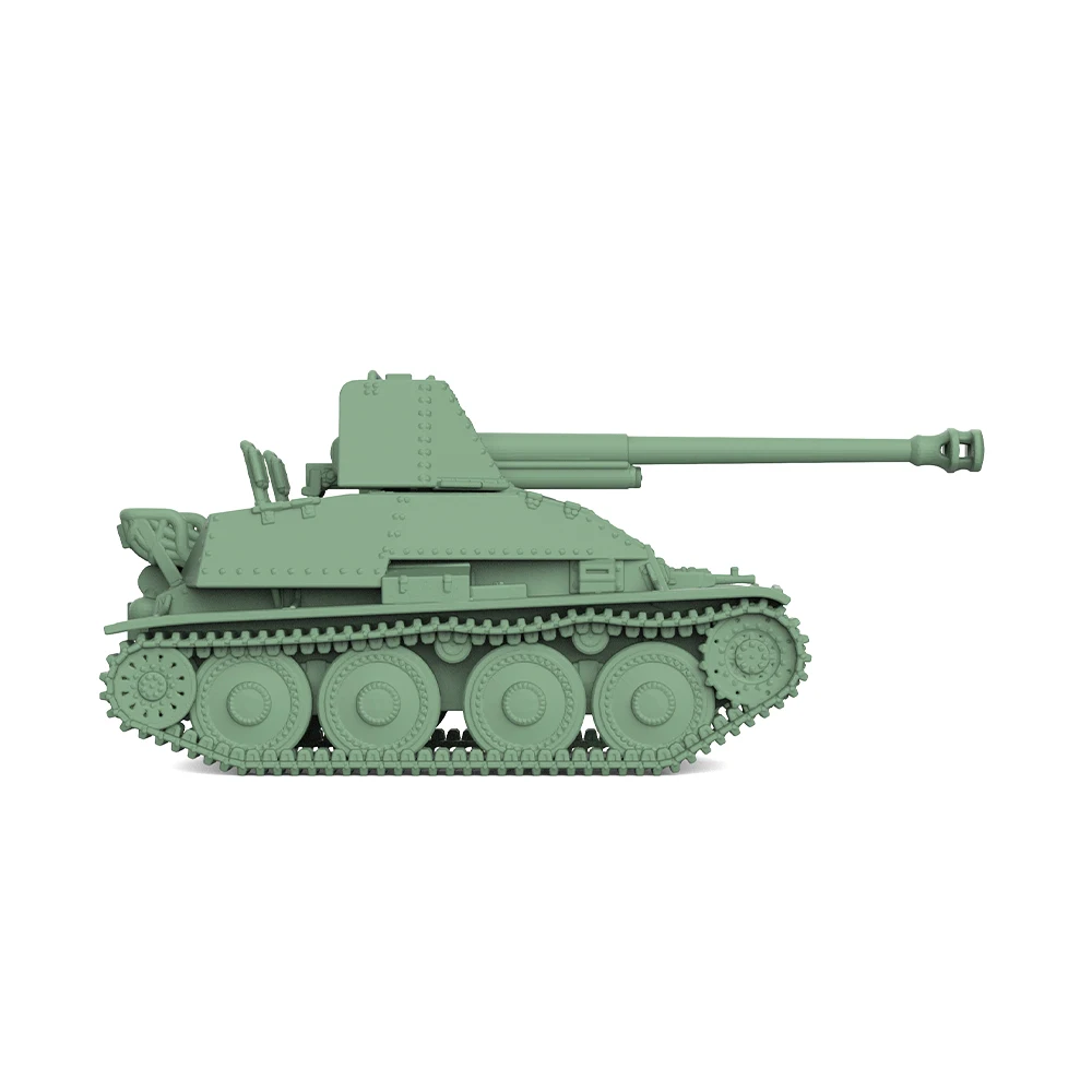 Фото SSMODEL SS725 1/350 1/700 Немецкий 38T MarderIII Sd.Kfz.139 [762MM] Разрушитель Военная Модель Комплект Миниатюрная Статическая Модель Военные Игры №4