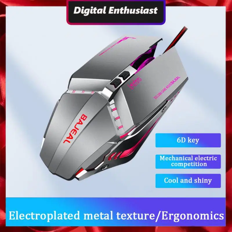 

Colorful 7 Buttons Usb Computer Mouse Professional Gamer Ergonomic Mouse 3600 Dpi Gaming Rgb Mause For Desktop Computer