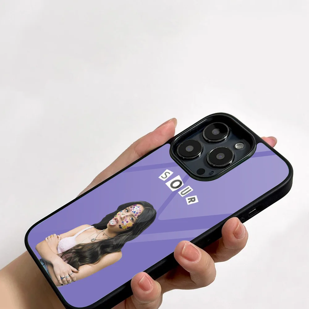 Чехол O-Оливия R-Родриго для телефона IPhone 11 12 13 14 15 16 Plus Pro Max зеркальный акриловый