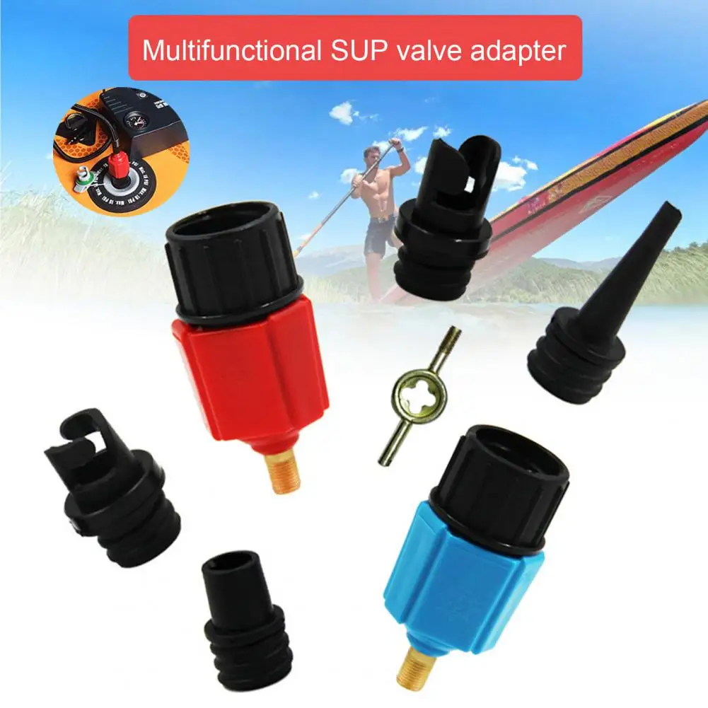 

1 Set Air Valve Conversion Head Good Air Tightness Precise Pressure Resistance Paddle Board Air Valve Adapter Paddleboard Access