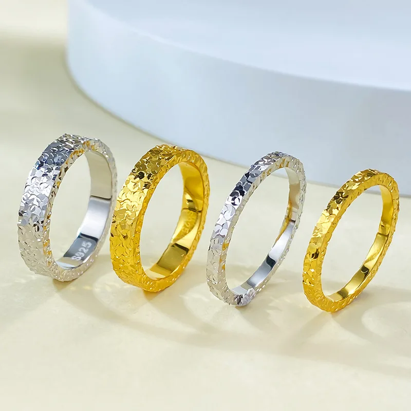 Кольцо из серебра 925 пробы с изображением разбитого льда