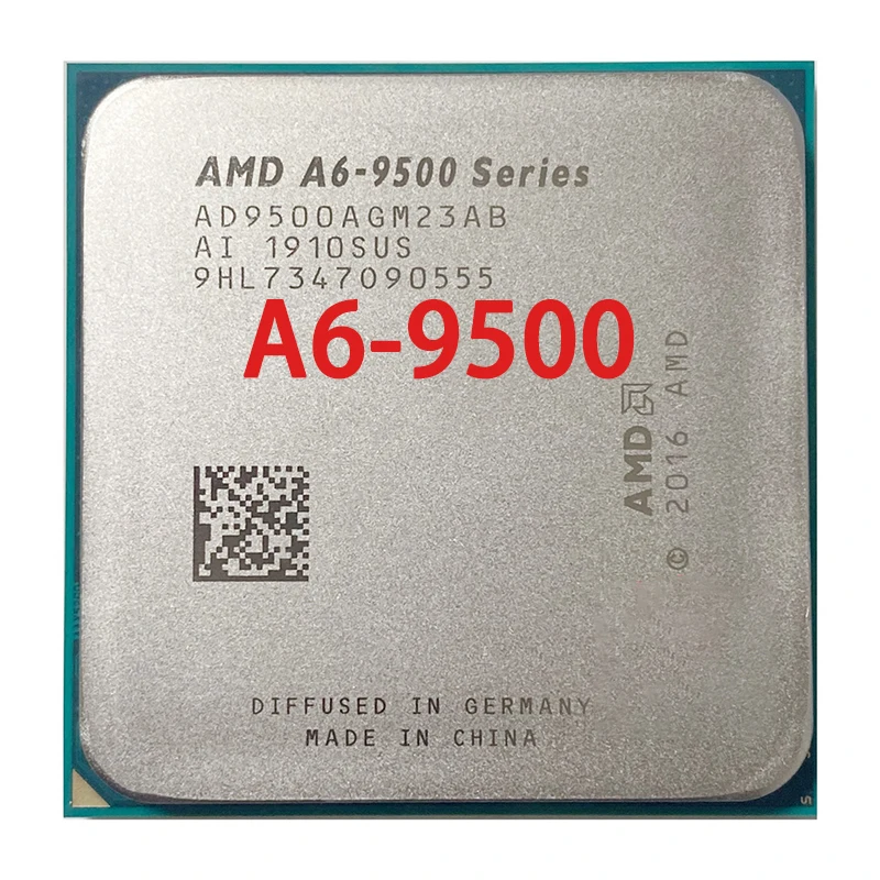 

AMD A6-Series A6-9500 A6 9500 A6 9500B 3.5 GHz Dual-Core CPU Processor AD9500AGM23AB/ AD950BAGM23AB Socket AM4