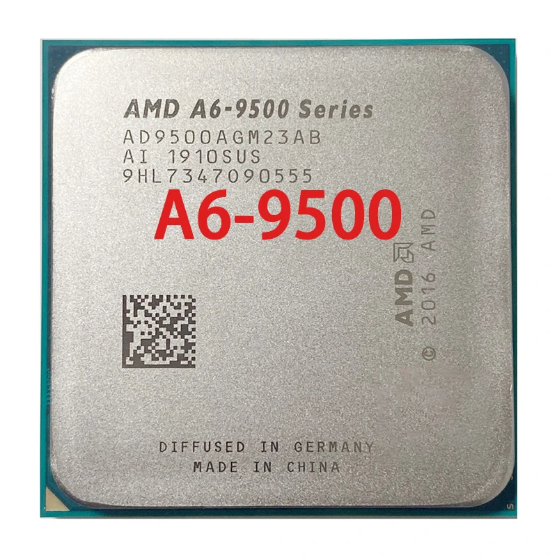 AMD A6-Series A6 9500 A6 9500B 3,5 ГГц двухъядерный процессор AD9500AGM23AB/ AD950BAGM23AB разъем AM4