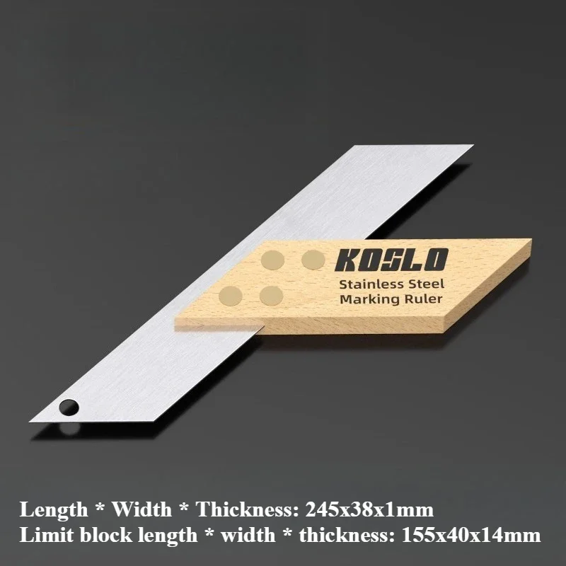 Маркировочная линейка LTOOLS для деревообработки 45°