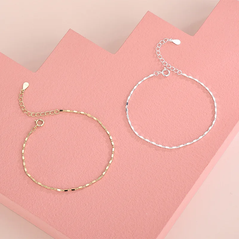 Женский браслет-цепочка из серебра 925 пробы