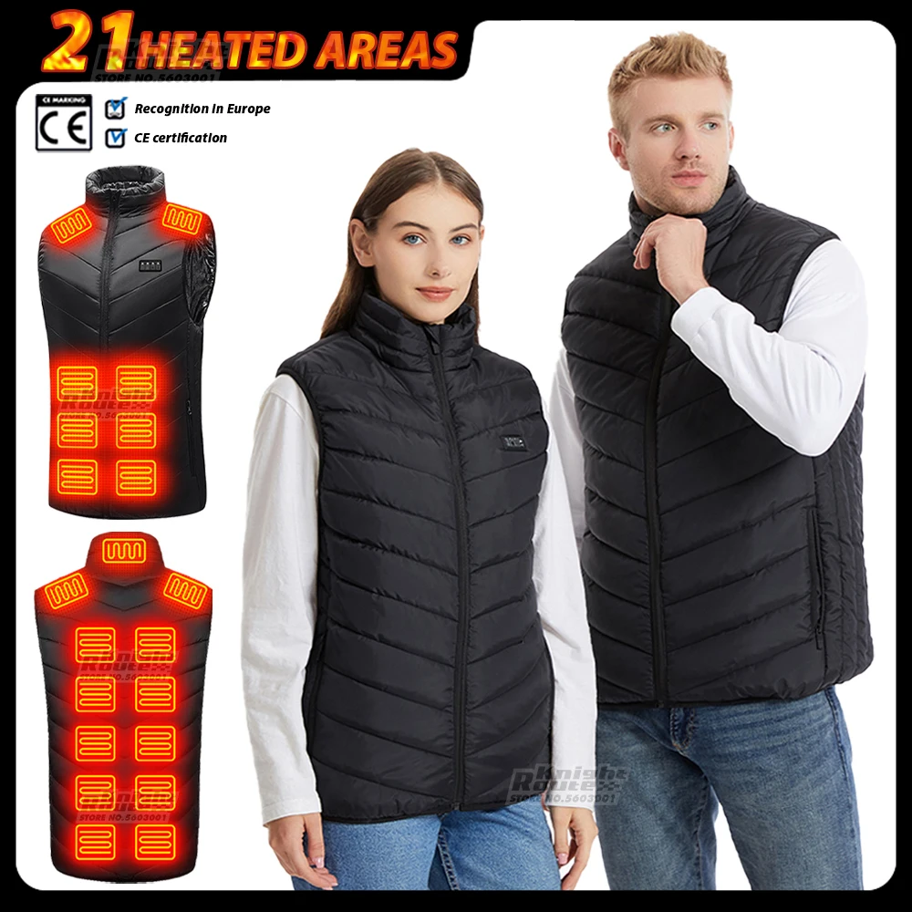 Теплый внутренний мотоциклетный жилет унисекс из полиэстера