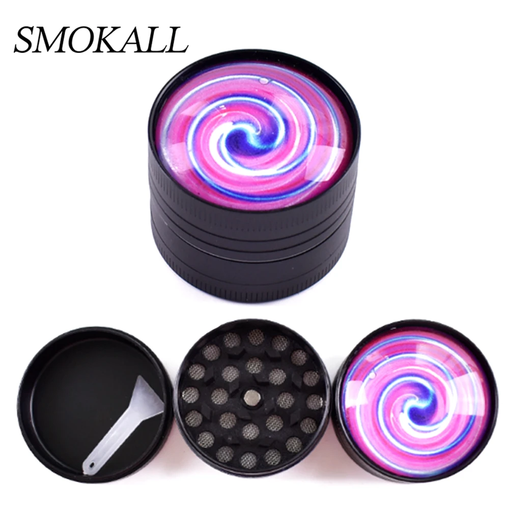 

10Pcs 4-layer Smoking Grinder Herb Tobacco Grinder 30mm Spice Crusher Smoker Gifts Smoking Pipe Accessories Fumar Pipes Pipas