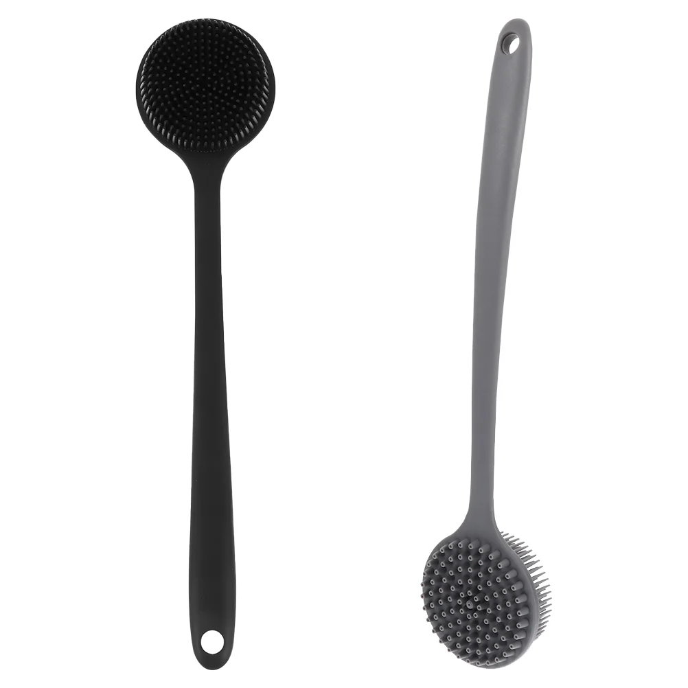 

2Pcs Long Handle Shower Body Brush Useful Shower Brush Portable Bath Body Brush