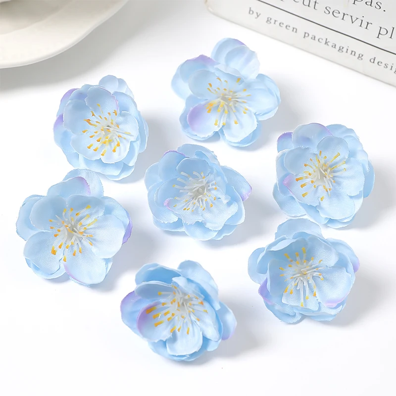 

Искусственные цветы сливы шелк 4 см 10/20/50 шт