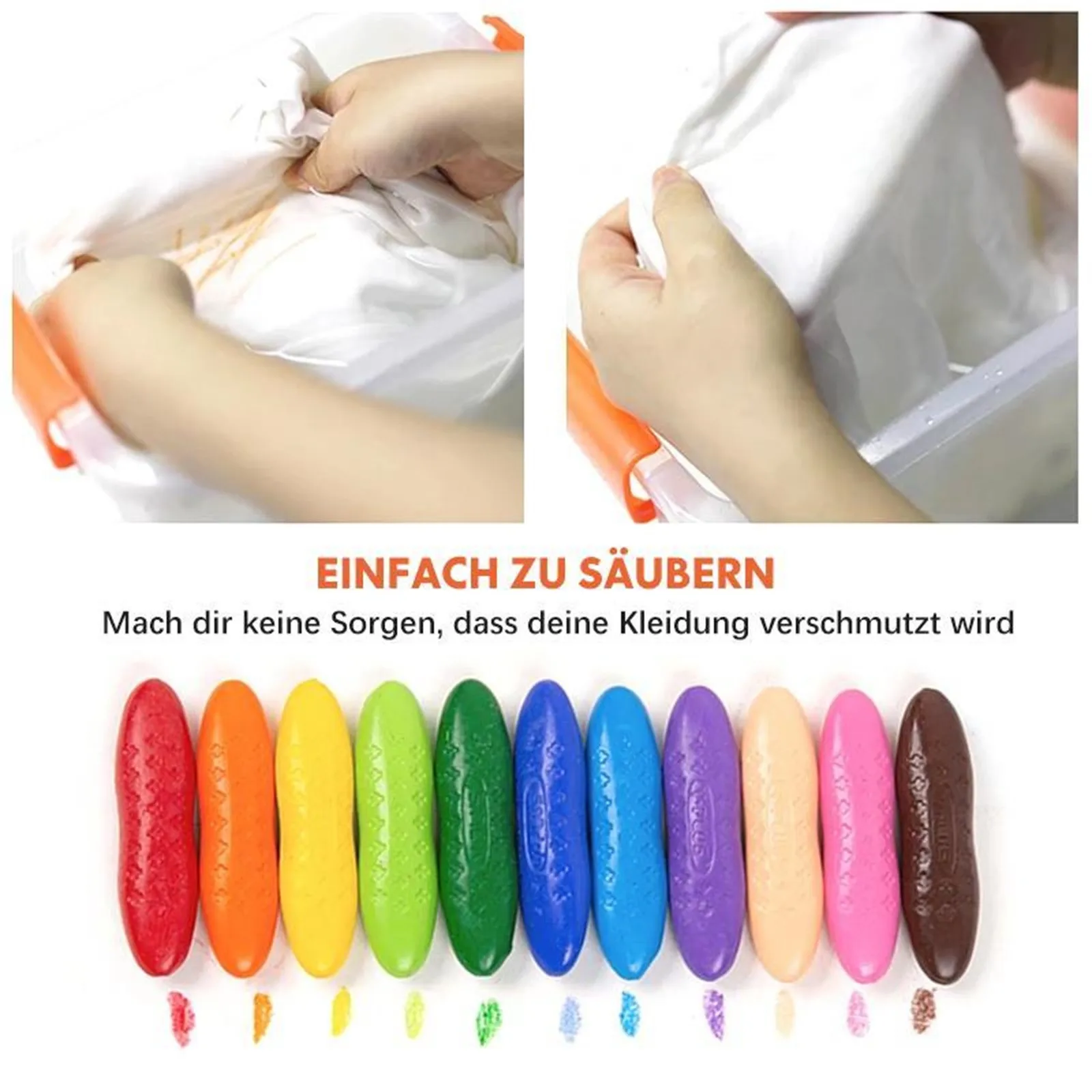 Цветные арахисовые мелки моющийся Набор для рисования Детские восковые