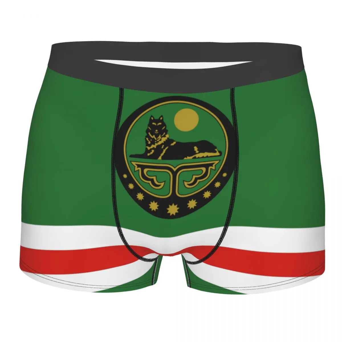 

Государственный флаг Чеченской Республики ихихихиния нижнее белье для мужчин сексуальный принт боксеры шорты под заказ трусики