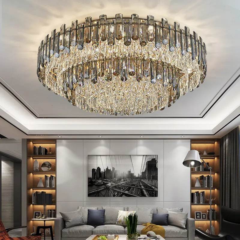 

Luxury Living Room Chandelier For Ceiling Large Modern Crystal Lamp Home Decoration Cristal Luster Bedroom Gold Light Fixture