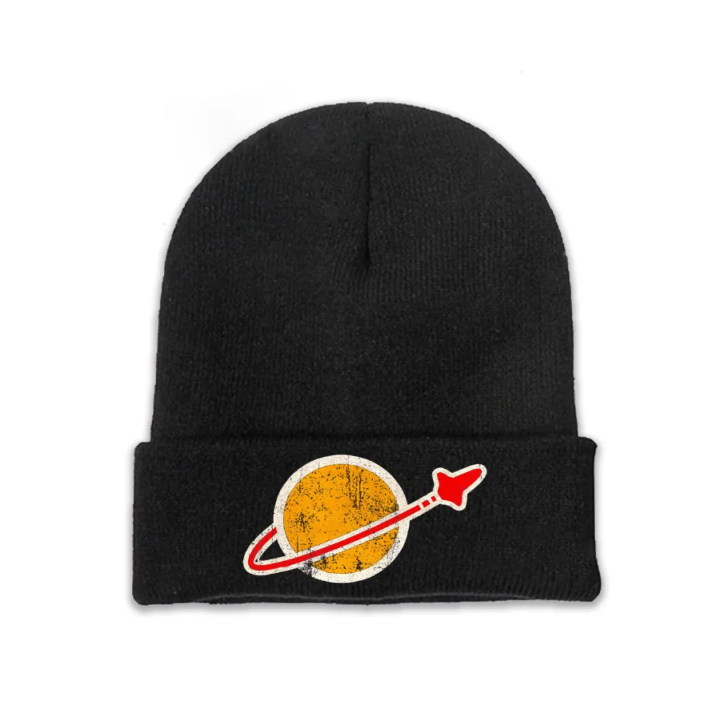 

CLASSIC SPACEMAN 1978 VINTAGE Astronaut Knitting Beanie Caps Skullies Beanies Ski Caps Soft Bonnet Hats Winter Warm