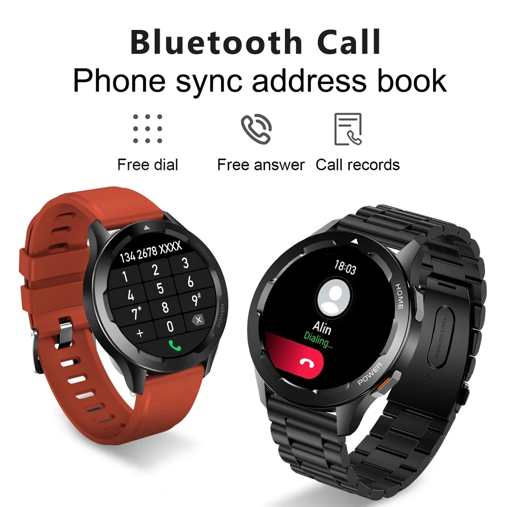 LIGE NFC Smartwatch Men AMOLED 360*360 HD Screen Always display the time Bluetooth Call IP67 Waterproof Smart Watch For Xiaomi