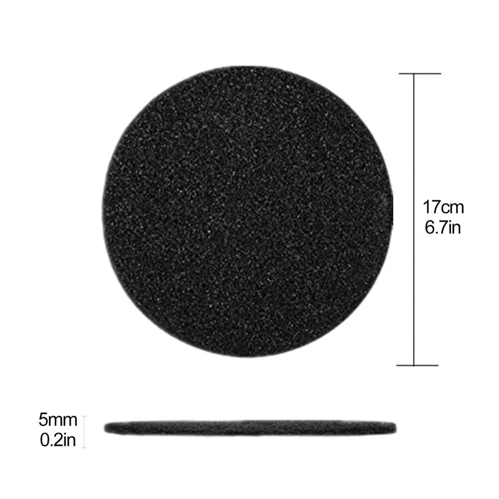 

Durable Compost Bin Kitche 8 Pcs Activated Carbon Filter Cotton Black Clean And Fresh Environmentally Friendly