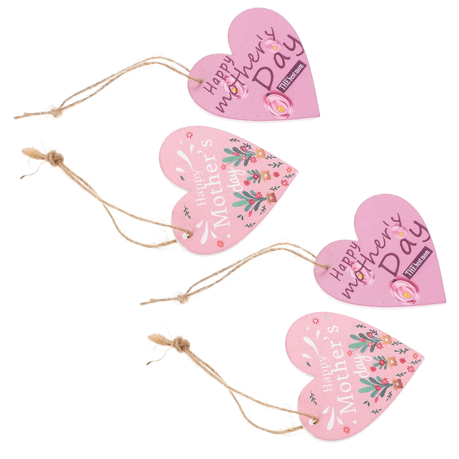 

Day Mothers Heart Hanging Ornaments Mother S Decorations Wooden Wood Gifts Tags Sign Decoration Tree Wedding Love Shape Daughter