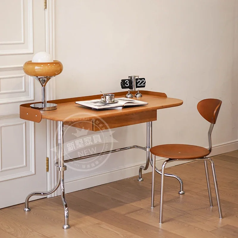 

Nordic Makeup Table Bedroom Modern Minimalist Dressing Table Advanced Light Luxury Multifunctional Table Workbench Writing Desk
