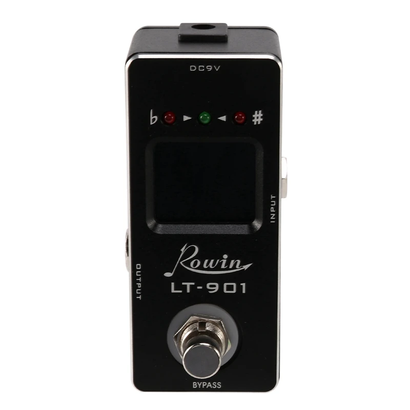 

5X Lt-901 Guitar Tuner Effect Pedal Mini Chromatic True Bypass Lcd Display Digital Pedal Guitar Parts Accessories