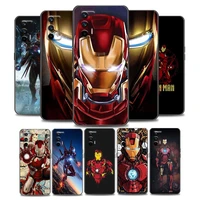 iron man marvel realme case for q2 c20 c21 v15 8 c25 gt neo v13 5g x7 pro ultra c21y soft silicone cover marvel