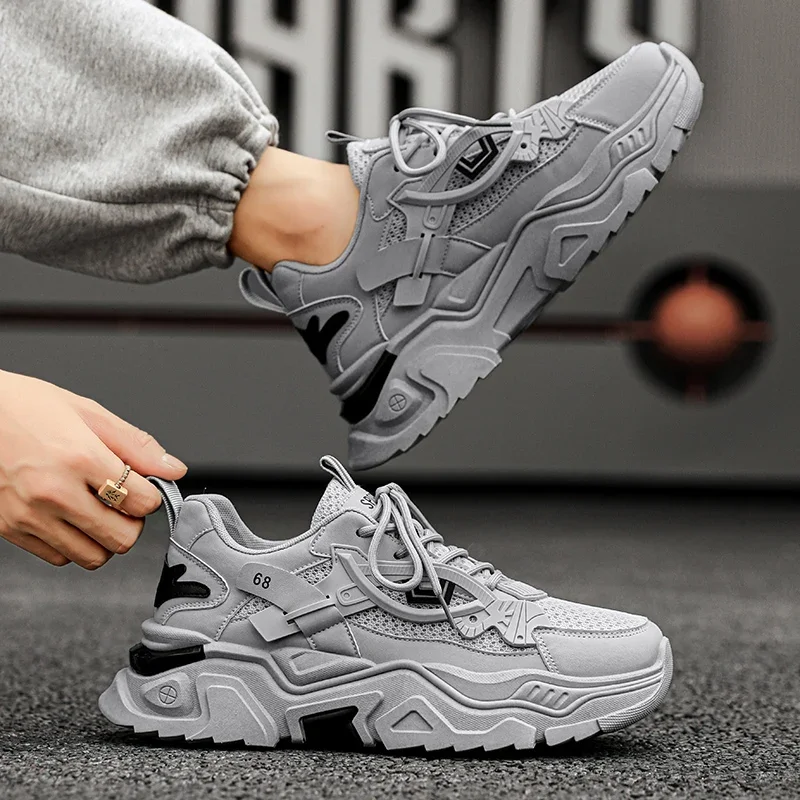 Мужские удобные теннисные туфли для ходьбы и бега SYTK модные классические