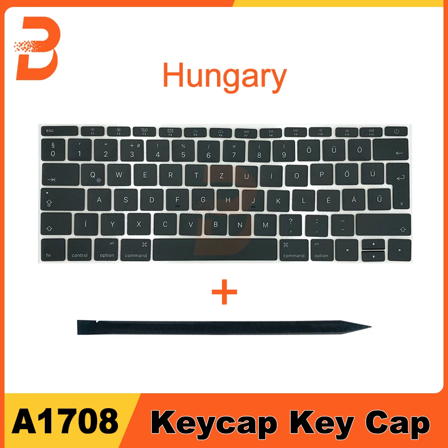 

New Laptop Keyboard Keys For Macbook Pro Retina 13" A1708 Hungary Layout Keycaps 2016 2017 Year