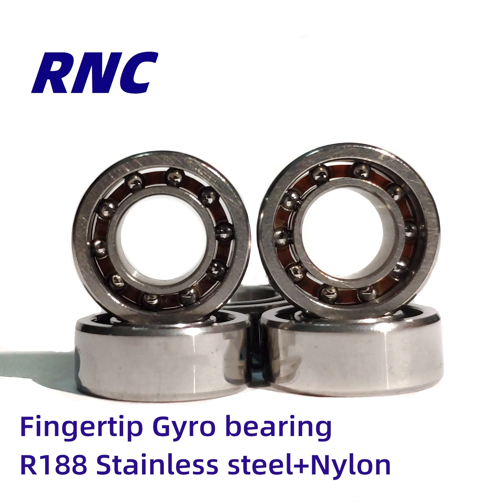 [Rnc】гироскоп для пальцев из нержавеющей стали + нейлоновый бесшумный подшипник R188 6,35*12,7*4,763 мм раиса петровна кузьмина гироскоп в кардановом подвесе