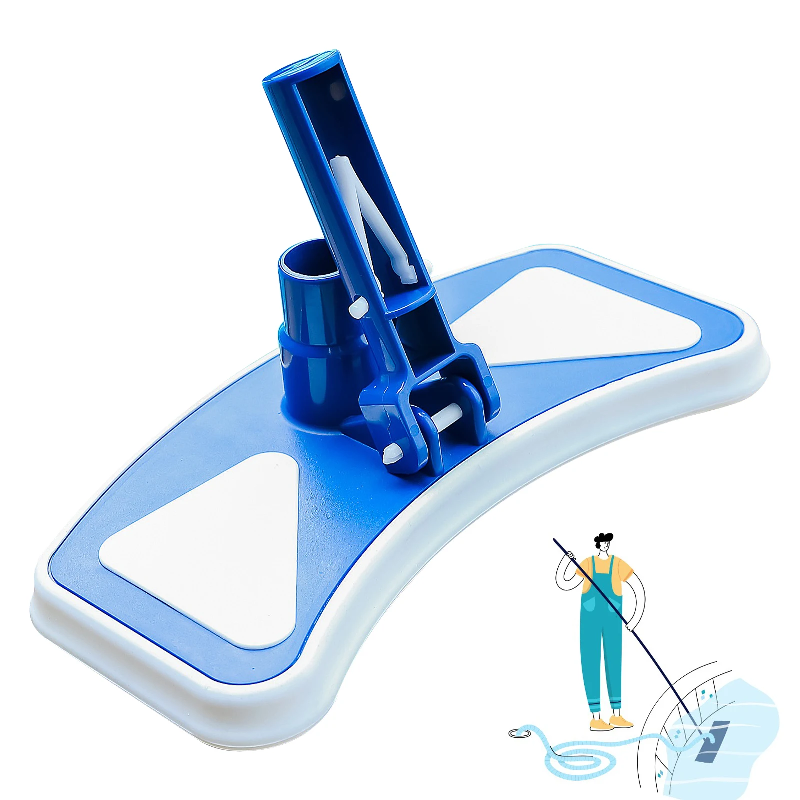 

Пылесос для бассейна, вакуумная головка из полипропилена, подходит для очистки бассейна