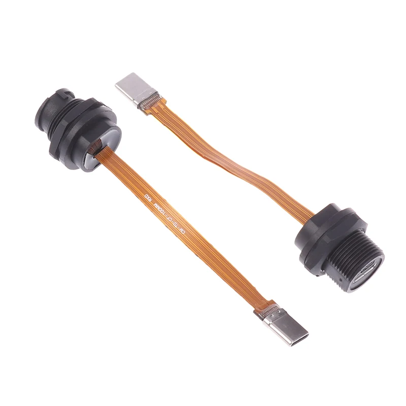 Водонепроницаемый разъем с резьбой типа C прямая вилка 1 м 2 метра 3 задняя розетка