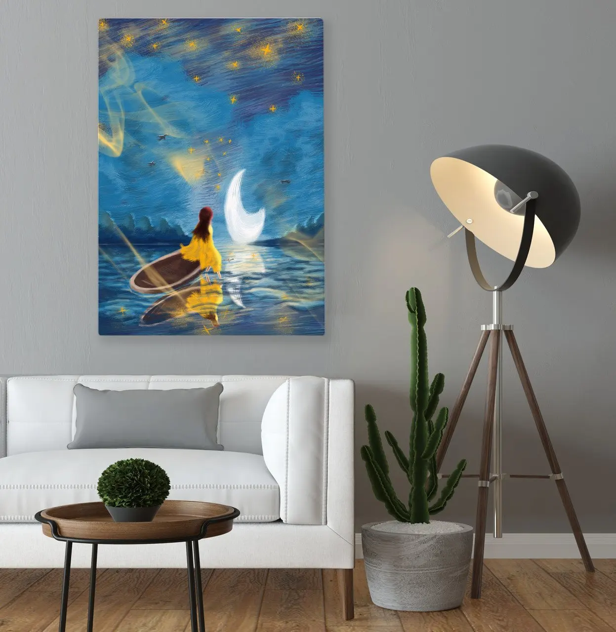 

BK домашние звезды, красивая девушка, дизайн, холст, печать 50x70 см