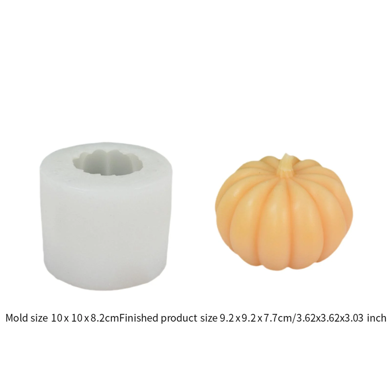 Силиконовая свеча в виде тыквы сделай сам гибкая легкая чистка