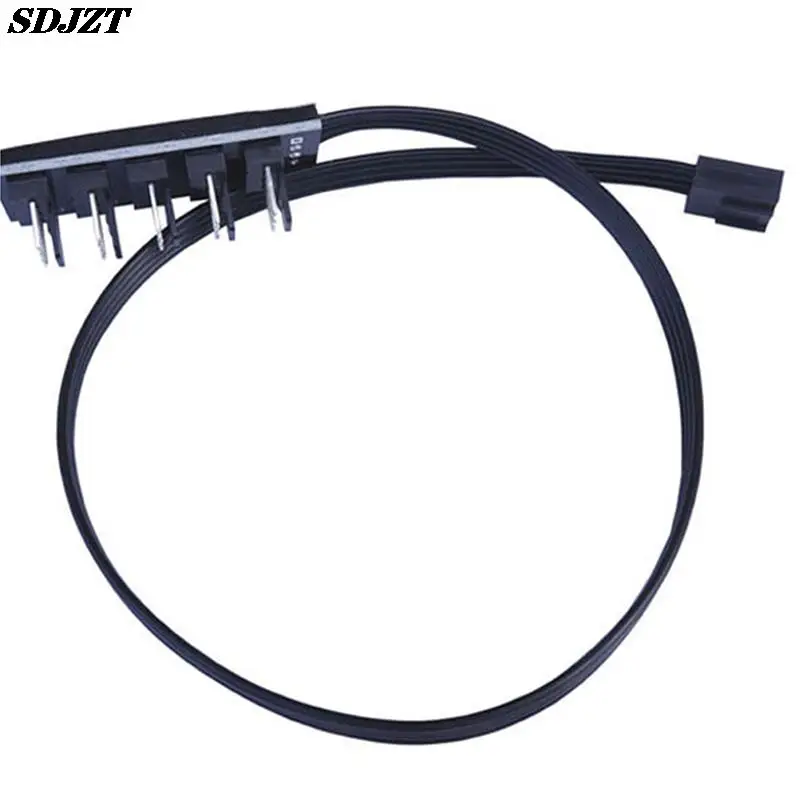 

40 см от 1 до 5 4-контактный вентилятор Molex TX4 PWM, разветвитель ЦП, компьютерный охладитель, Удлинительный кабель питания, контроллер адаптера