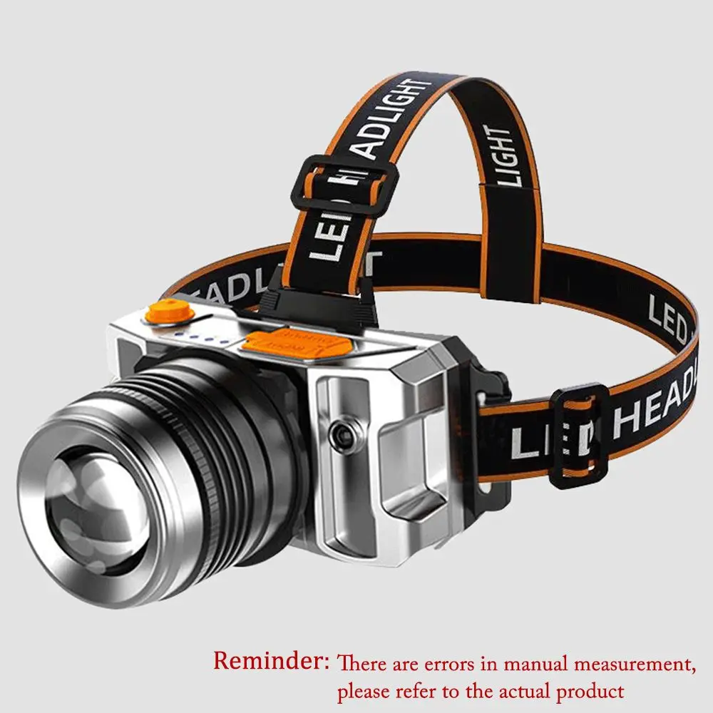 

Ultralight Fishing USB Rechargeable Flashlight Camping Head Torch Fishing Light Headlight LED Headlamp