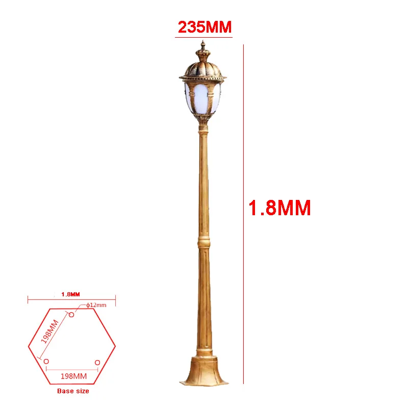 

Уличная лампа Ynhaw, алюминий, 1,8 м