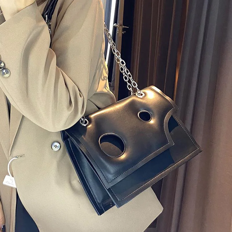 

Luxury Chain Women's Crossbody Bag High Quality Leather Shoulder Messenger Bags for Women 2022 Fashion Purses and Handbags New