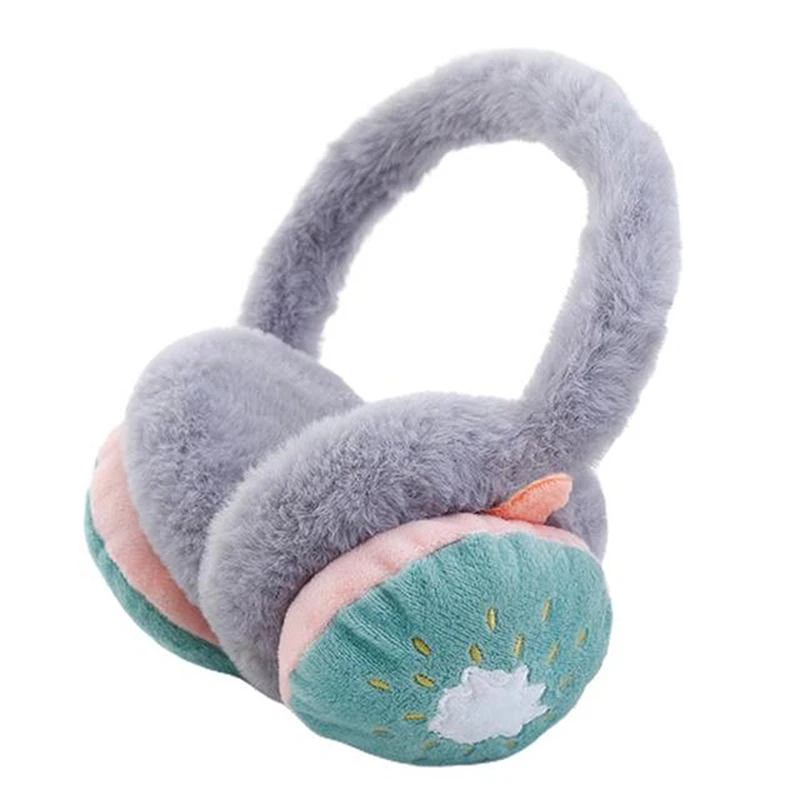 

Women Adjustable Kid Fruit Ear Muffs Warm Soft Fluffy Cute Earmuffs Winter Warm Outdoor Winter Warm Earmuff Ear Muffs For Girl