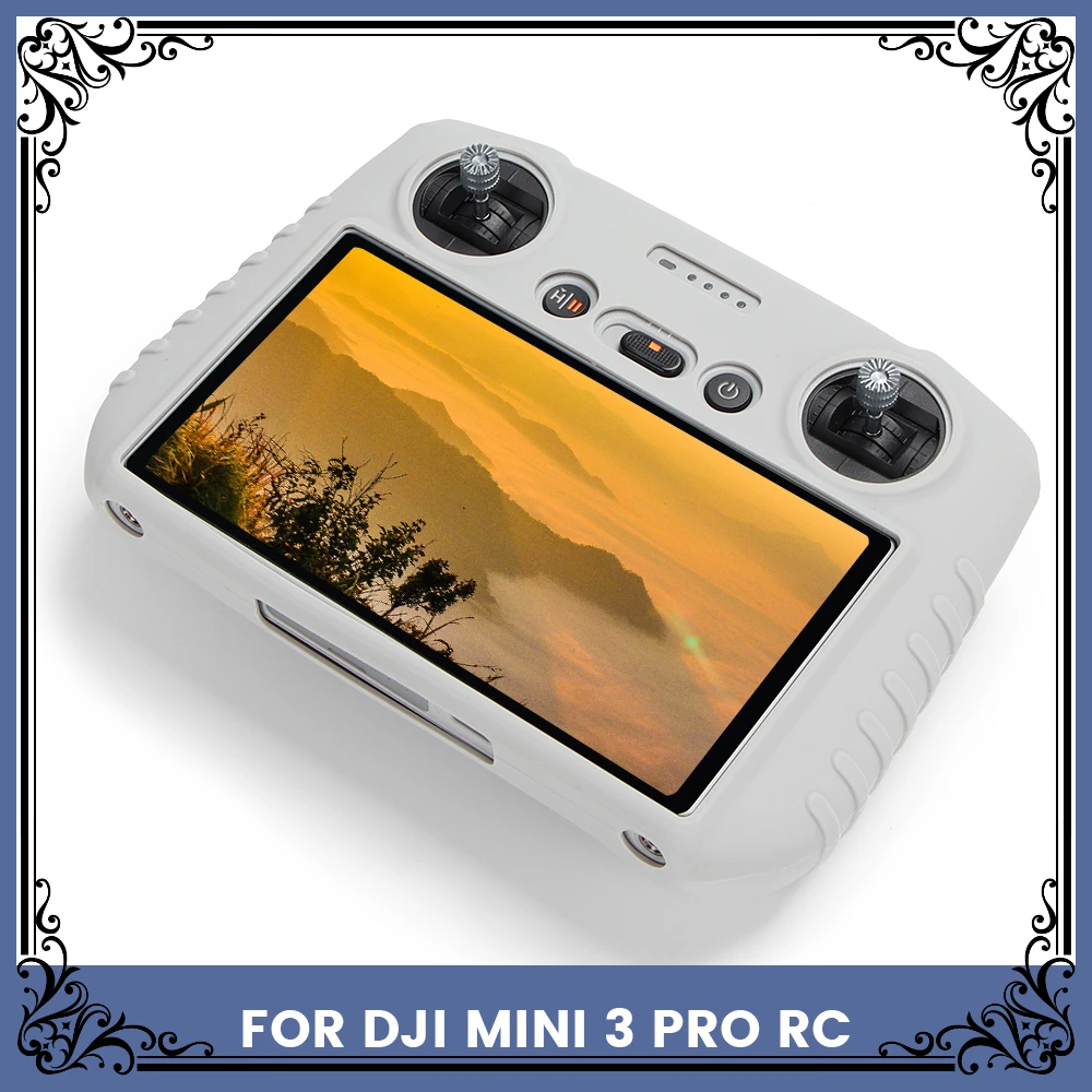

Silicone Case for Mini 3 Pro Sleeve ScratchProof Protection Cover Sunshade For DJI RC with Screen Remote Control Accessorry