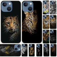 silicone soft coque case for iphone 13 12 11 pro x xs max xr 6 6s 7 8 plus mini se 2020 tiger lion black leopard cheetah panther