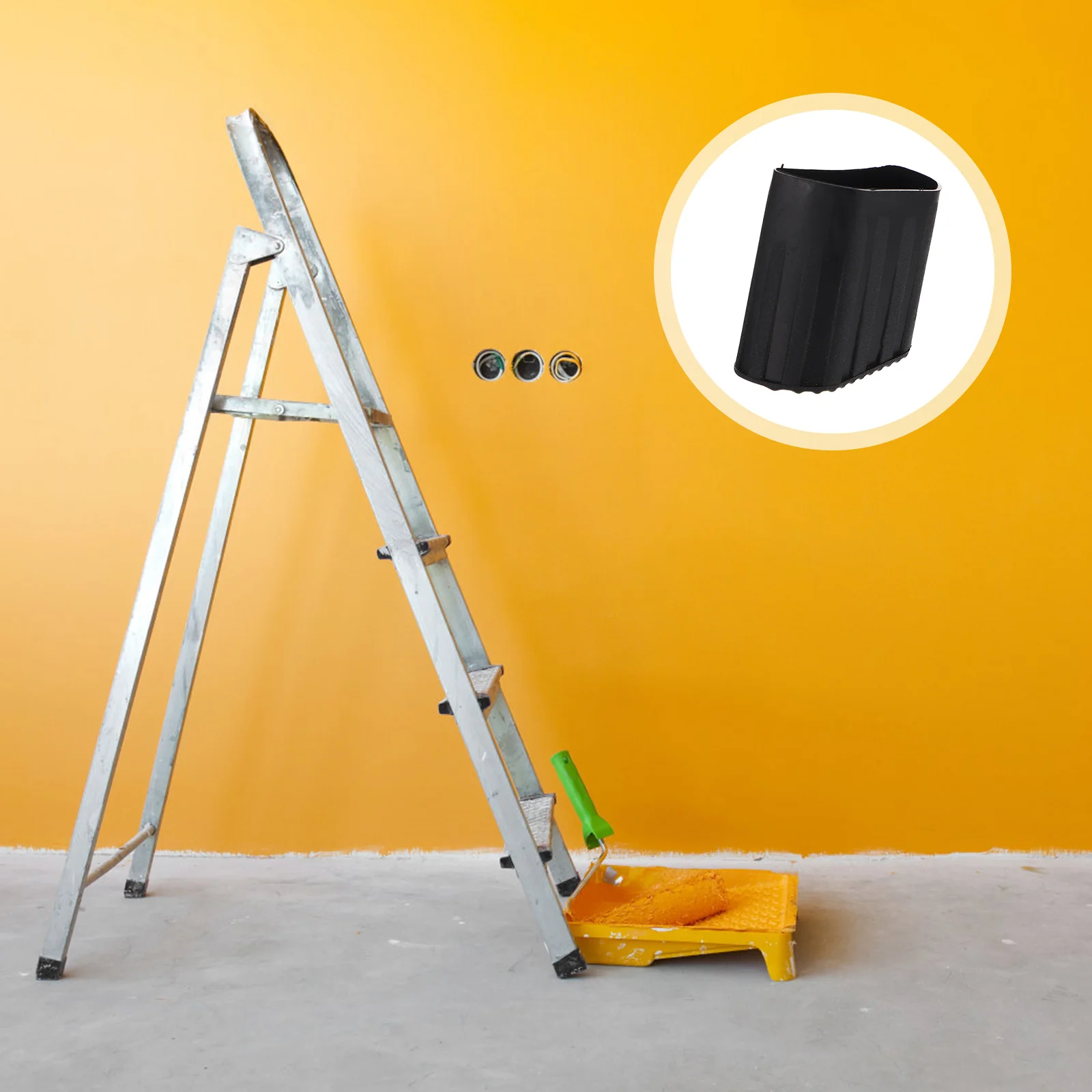 

Ladder Feet Pads Foot Non Chair Covers Cover Rubber Leg Mat Scratches Skid Protector Replacements Stoppers Accessories Steep