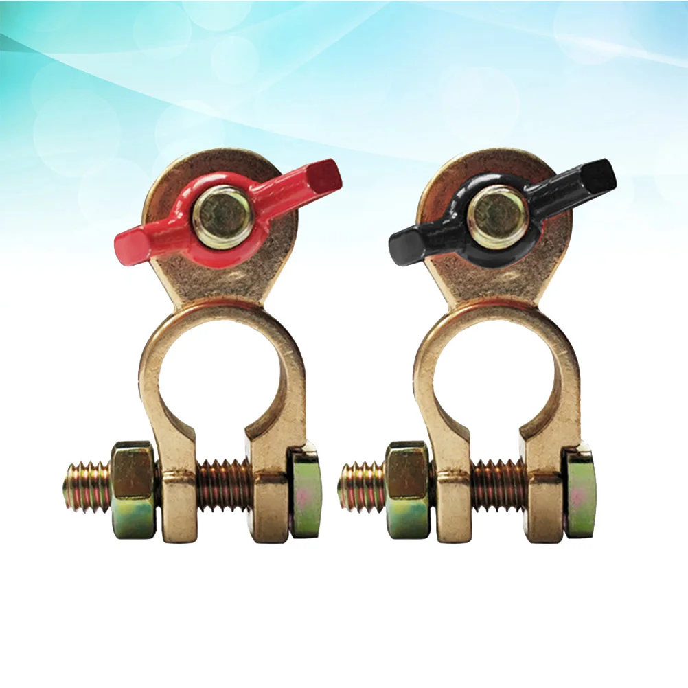 

1 Pair Car Terminal Negative Terminal Terminals Car Cable Terminal Terminal Protector